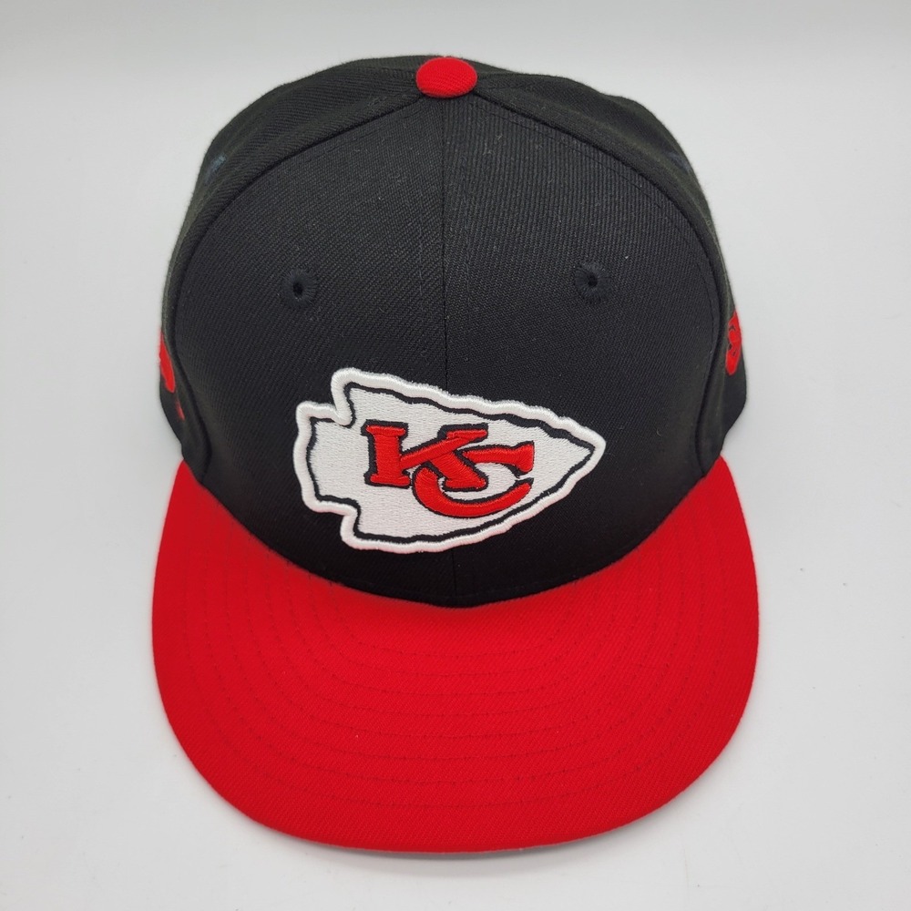 New Era Kansas City Chiefs Youth 9FIFTY Snapback Hat Black Red NFL Football Cap
